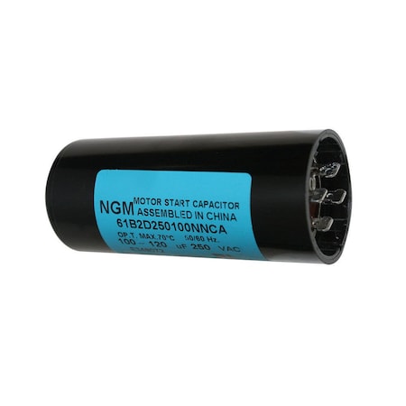 Interstate Pneumatics 100-120 MFD +/-5% 50Hz/60Hz AC 250V Cylinder Motor Starting Capacitor (CD60) CMC7011